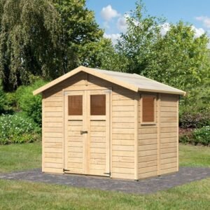 Abri de jardin Dalin 1 de 4,41m² panneaux bois 14mm - Karibu Hover Image