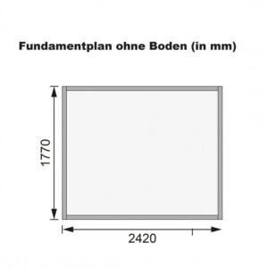 Abri de jardin adossé en bois certifié 4,18m² Bomlitz 2 - Karibu Hover Image