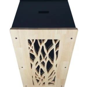 Stockage pellets 55kg noir ARBRE Evea Hover Image