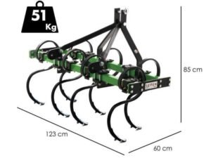 Seven Italy Vibropac 120 – Vibroculteur – 7 dents – Largeur de travail 120 cm