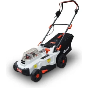 Tondeuse à batterie 37cm 40V - ELEM - TDE40V37-LI2BF - Fonction mulching - Moteur à induction